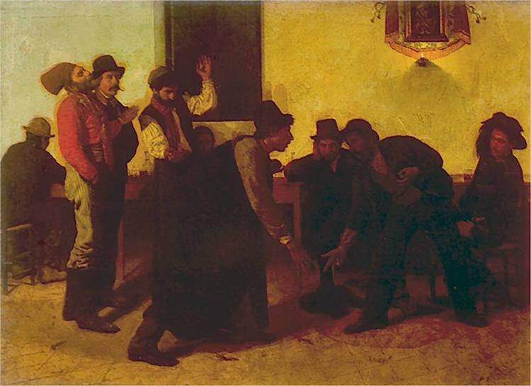 The Game of Morra, 1874 - Александр Герымский