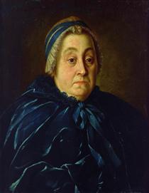 Portrait of Anna Vasiliyevna Buturlina - Alexei Petrowitsch Antropow