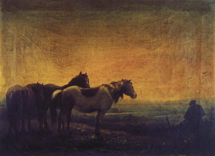 Night, 1871 - Aleksey Savrasov