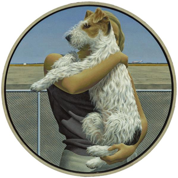 Woman and Terrier, 1963 - Алекс Колвилл