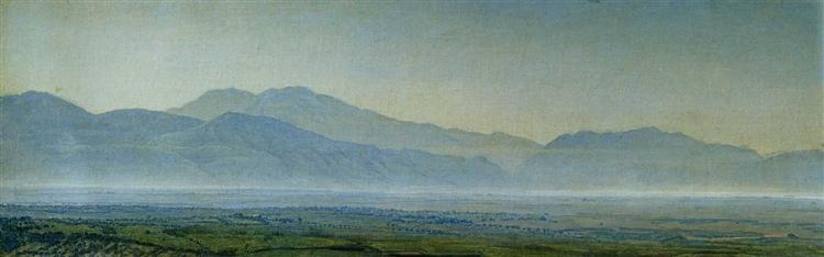 Pontian swamps, 1838 - Alexander Ivanov