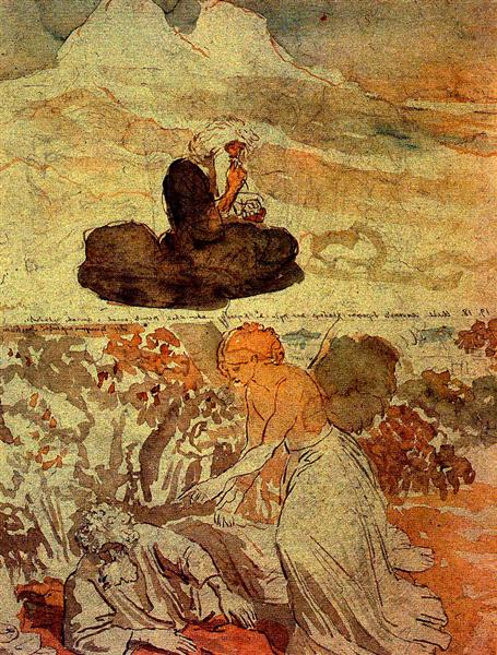 Prophet Elijah in the desert - Alexander Ivanov
