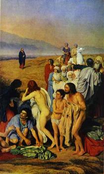 The Appearance of Christ to the People (detail) - Олександр Іванов