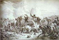 Battle of Cossaks with Kirgizes - Alexander Orlowski