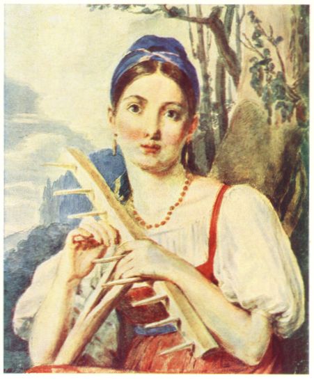 A Peasant Woman with a Rake - Alexei Gawrilowitsch Wenezianow