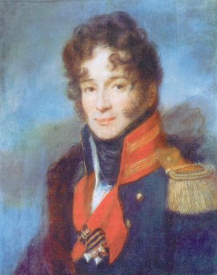 Portrait of the Commander of the Dragoon Regiment P. A. Chicherin, 1810 - Alexey Venetsianov