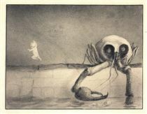 The Moment of Birth - Alfred Kubin