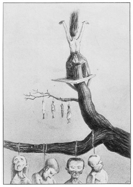 The Witch, 1900 - Альфред Кубин