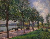 Alley of Chestnut Trees - Alfred Sisley