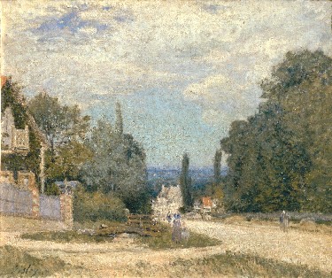 Route from Louveciennes, c.1873 - Alfred Sisley
