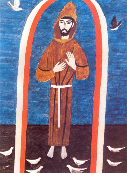 Saint Francis - Alfredo Volpi