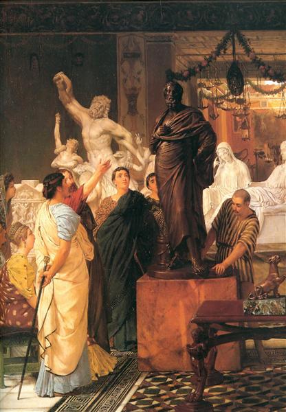 A Sculpture Gallery, 1867 - Sir Lawrence Alma-Tadema