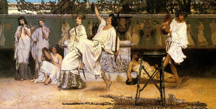 Bacchanale, 1871 - Sir Lawrence Alma-Tadema