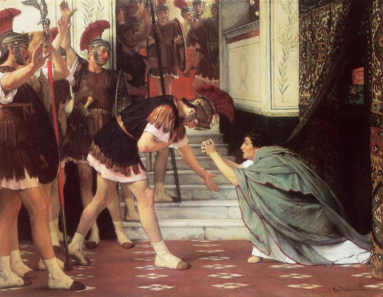 Провозглашение Клавдия императором, 1867 - Лоуренс Альма-Тадема