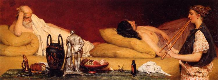 Сиеста, 1868 - Лоуренс Альма-Тадема