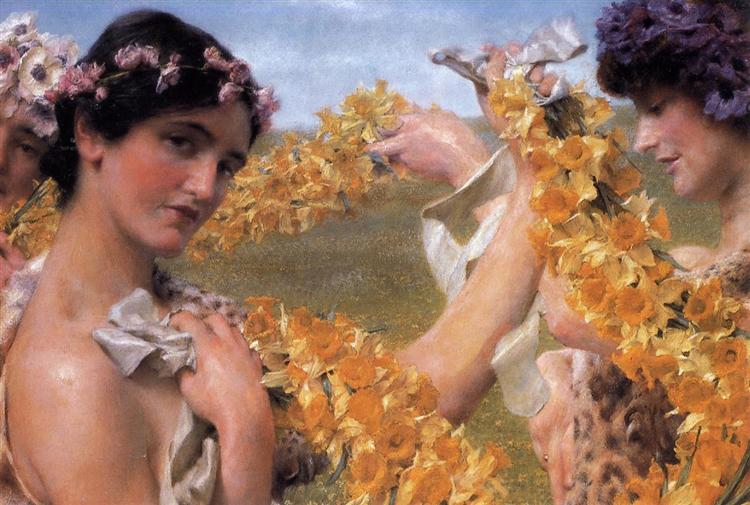 When Flowers Return, 1911 - Sir Lawrence Alma-Tadema