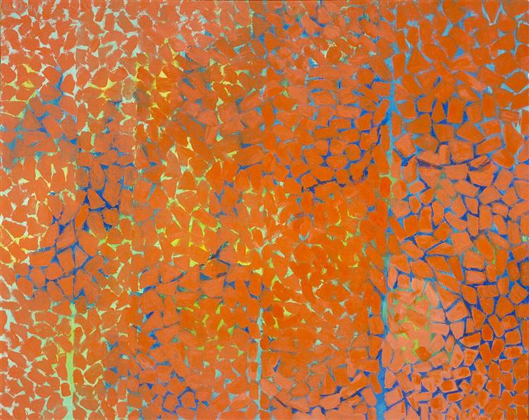Autumn Leaves Fluttering in the Breeze, 1973 - Alma Woodsey Thomas