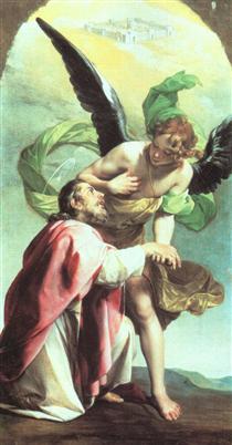 Saint John the Evangelist's Vision of Jerusalem - Alonzo Cano