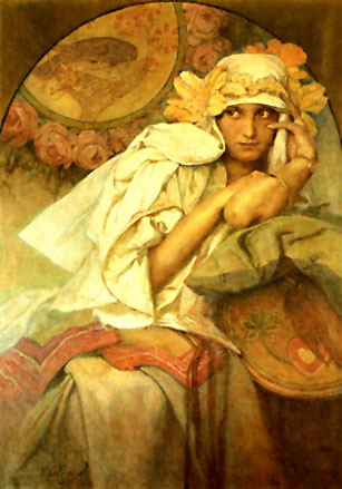 Muse, 1920 - Alphonse Mucha