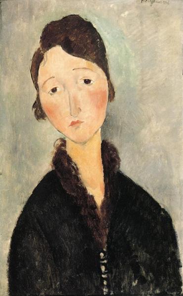 Portrait of a Young Woman, c.1918 - Amedeo Modigliani