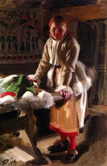 A Girl from Mora - Anders Zorn
