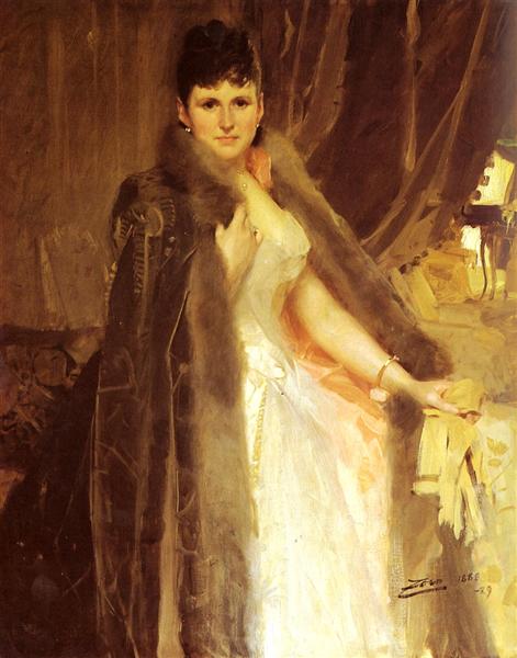 Mrs Symons, 1888 - Андерс Цорн