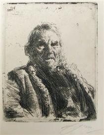 Old soldier - Anders Zorn