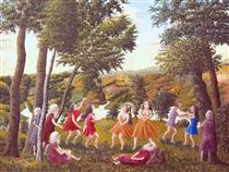 Greek Dance in a Landscape - Андре Бошан