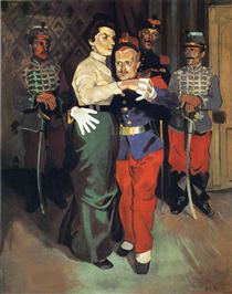 Ball of soldiers in Suresnes - Andre Derain
