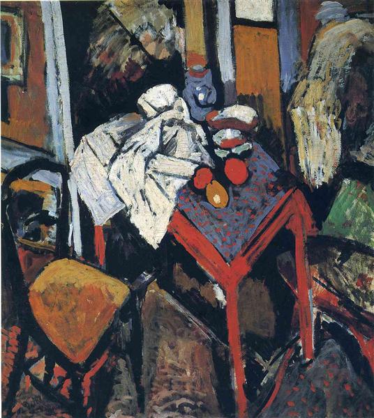 Still life on the red table, 1904 - 安德列·德兰