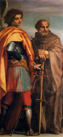 Святі Михайло та Іоанн Гуальберти - Андреа дель Сарто