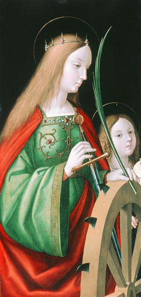 St. Catherine, 1514 - Андреа Соларио