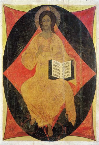 Christ in Majesty, 1408 - Andréi Rubliov