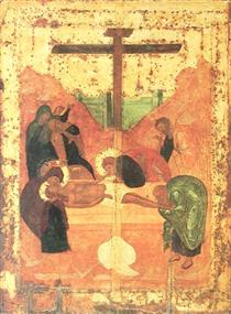 Deposition to tomb - Andreï Roublev
