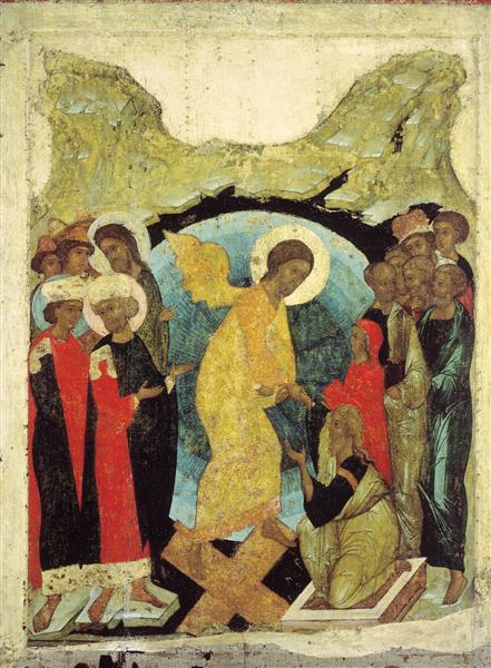 Harrowing of Hell, 1408 - Andrei Rublev