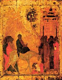 Lord's entry into Jerusalem - Andrei Rublev