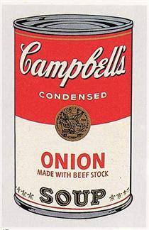 Campbell's Soup Can (onion) - Andy Warhol