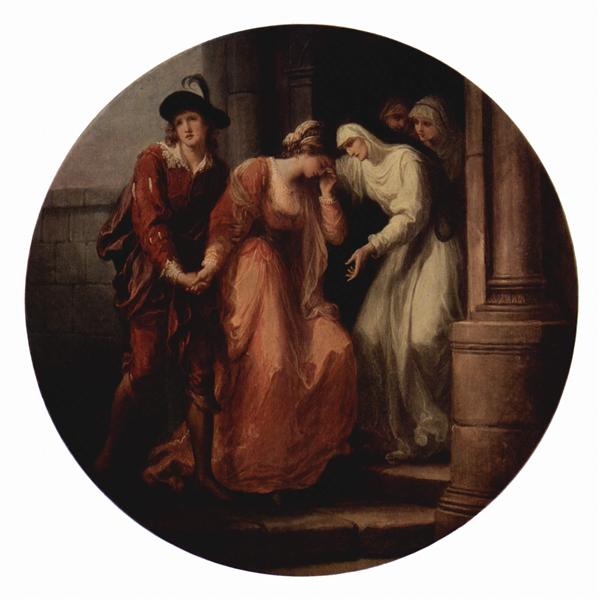Farewell of Abelard and Héloise, 1780 - Angelica Kauffmann