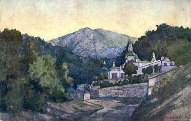 Crimea. Monastery of St. Cosmas and St.Damian., 1924 - Anna Ostroumova-Lebedeva