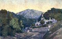Crimea. Monastery of St. Cosmas and St.Damian. - Anna Ostroumova-Lebedeva