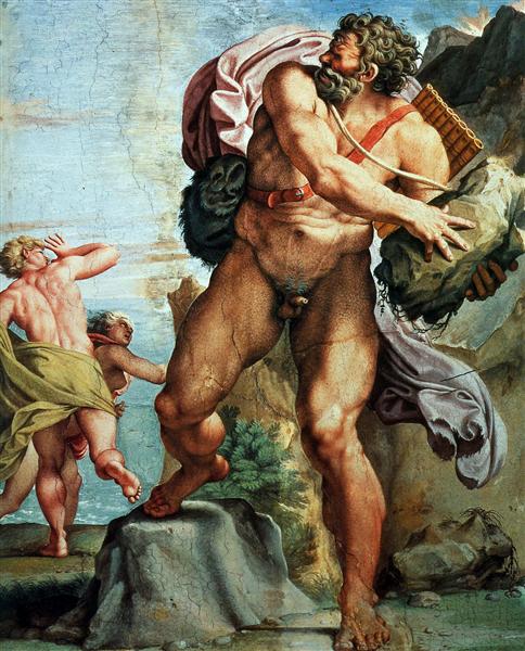 The Cyclops Polyphemus, 1595 - 1605 - Аннибале Карраччи