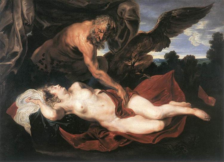 Jupiter and Antiope - Antoon van Dyck