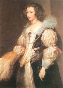 Portrait of Maria Lugia de Tassis - Anthony van Dyck