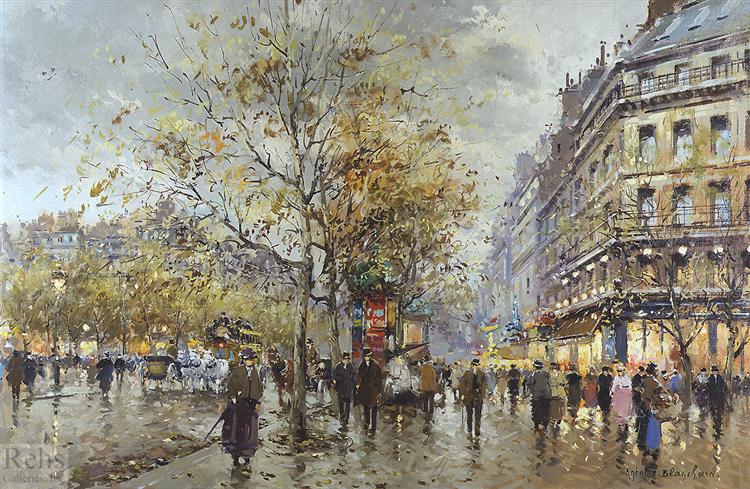 Le boulevard Paris - Antoine Blanchard