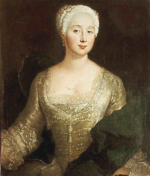 Louise Eleonore von Wreech, 1737 - Antoine Pesne