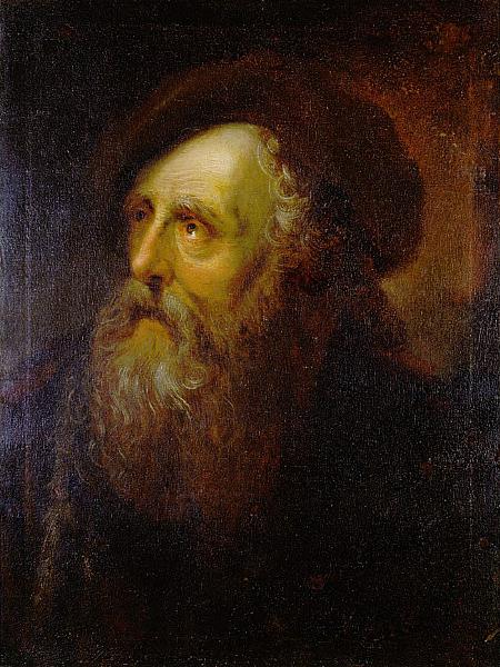Portrait of an Old Jew - Antoine Pesne