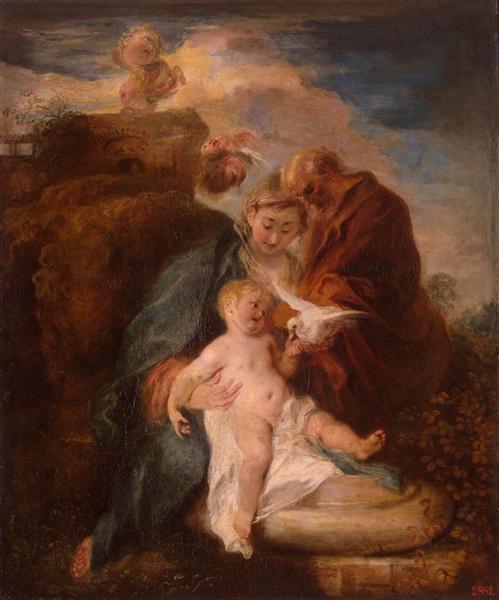 The Holy Family, 1717 - 1719 - Antoine Watteau