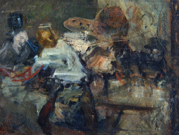 In a Studio, 1905 - Антон Ажбе