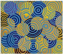 Interférences en bleu et jaune (No. 642) - Антоніо Азіс