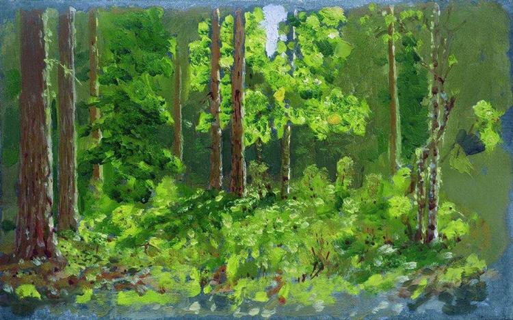 Forest, 1887 - Arkhyp Kuindzhi